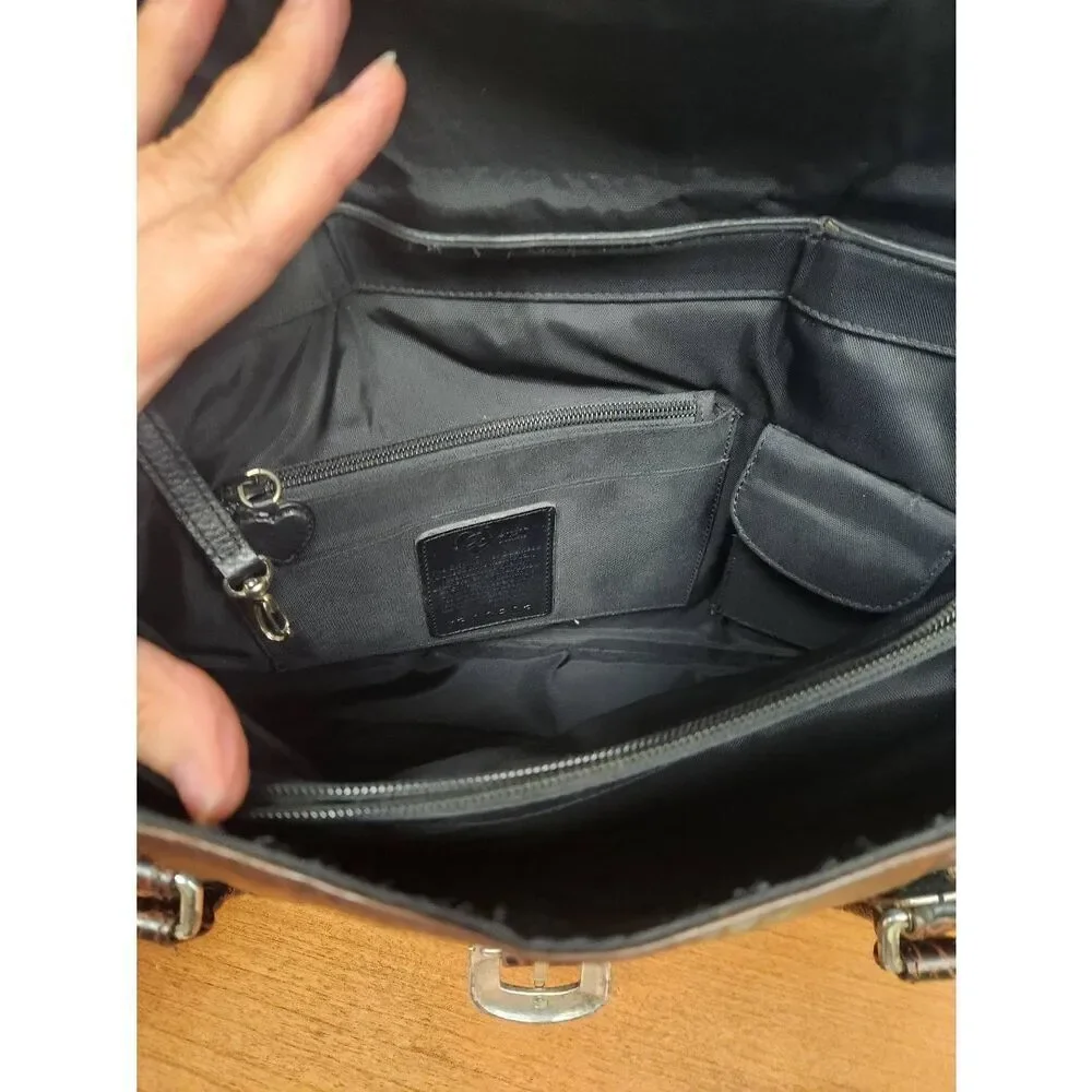 BRIGHTON Vintage for Business Collection Two Tone Women's Briefcase Bag